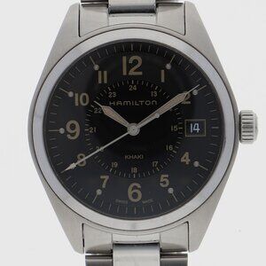 HAMILTON H68551135 Khaki field black SS/Stainless Steel QZ